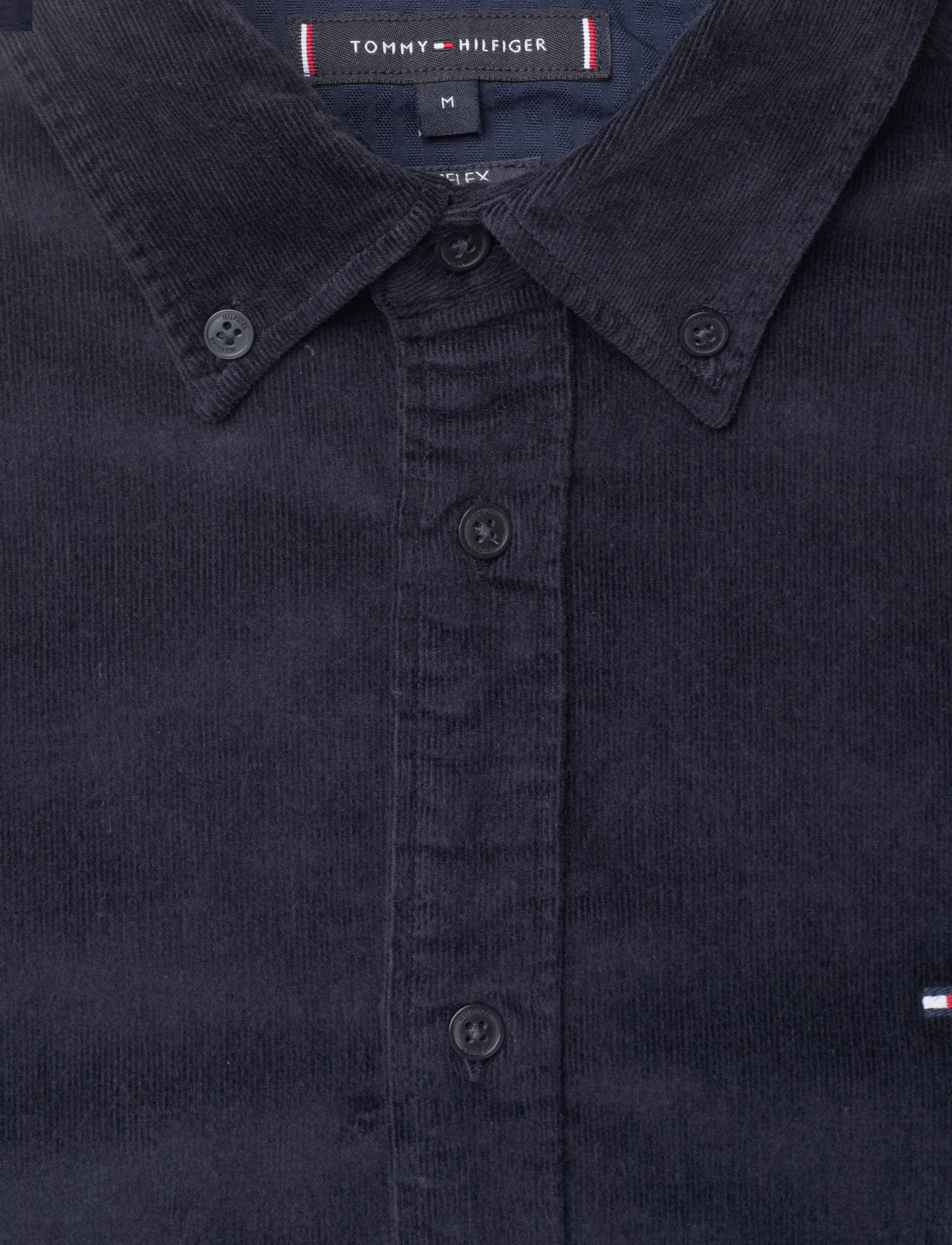 Tommy Hilfiger - FLEX SOLID CORDUROY RF SHIRT - desert sky - 3