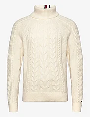 Tommy Hilfiger - DC CABLE ROLL NECK - poolokaulus - ecru - 0