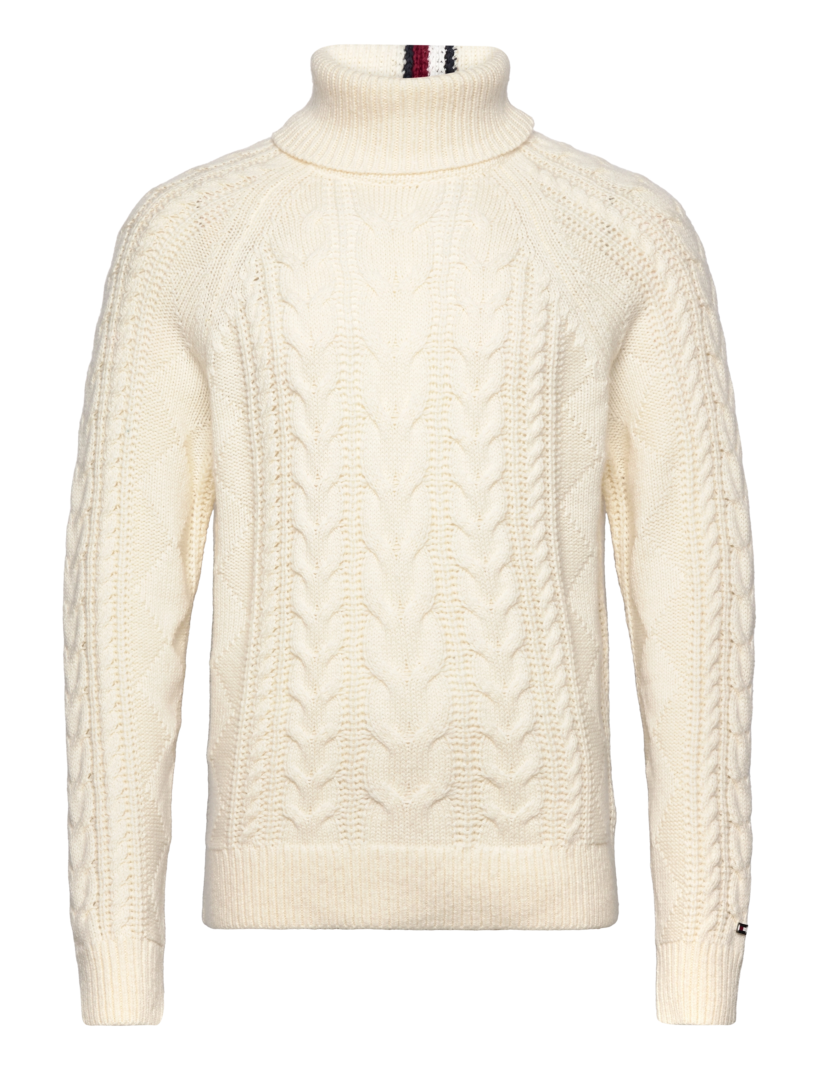 DC CABLE ROLL NECK - ECRU