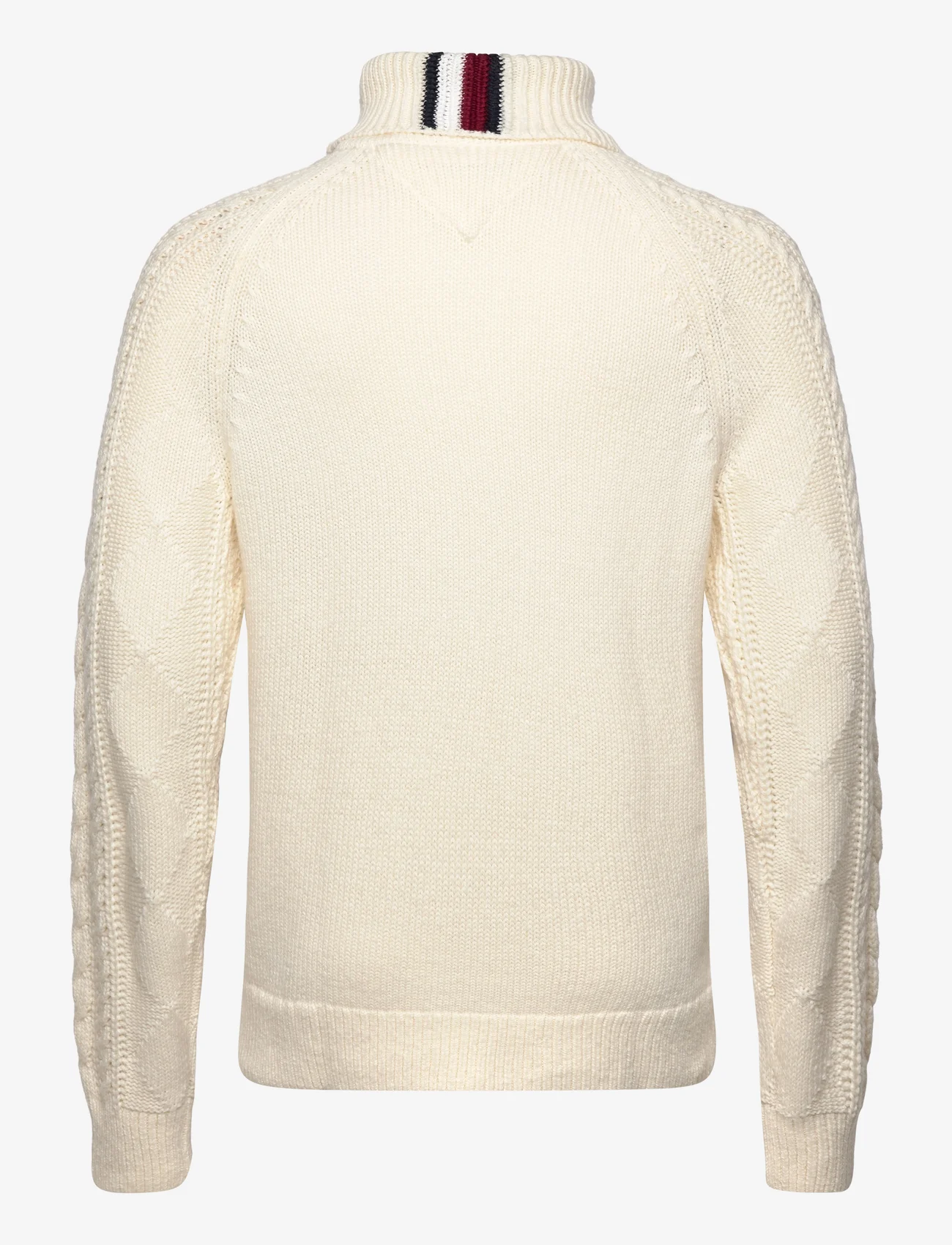 Tommy Hilfiger - DC CABLE ROLL NECK - poolokaulus - ecru - 1