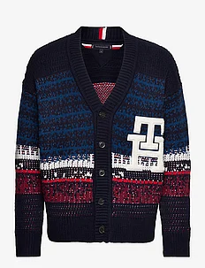 OMBRE TEXTURED STRIPE CARDI, Tommy Hilfiger