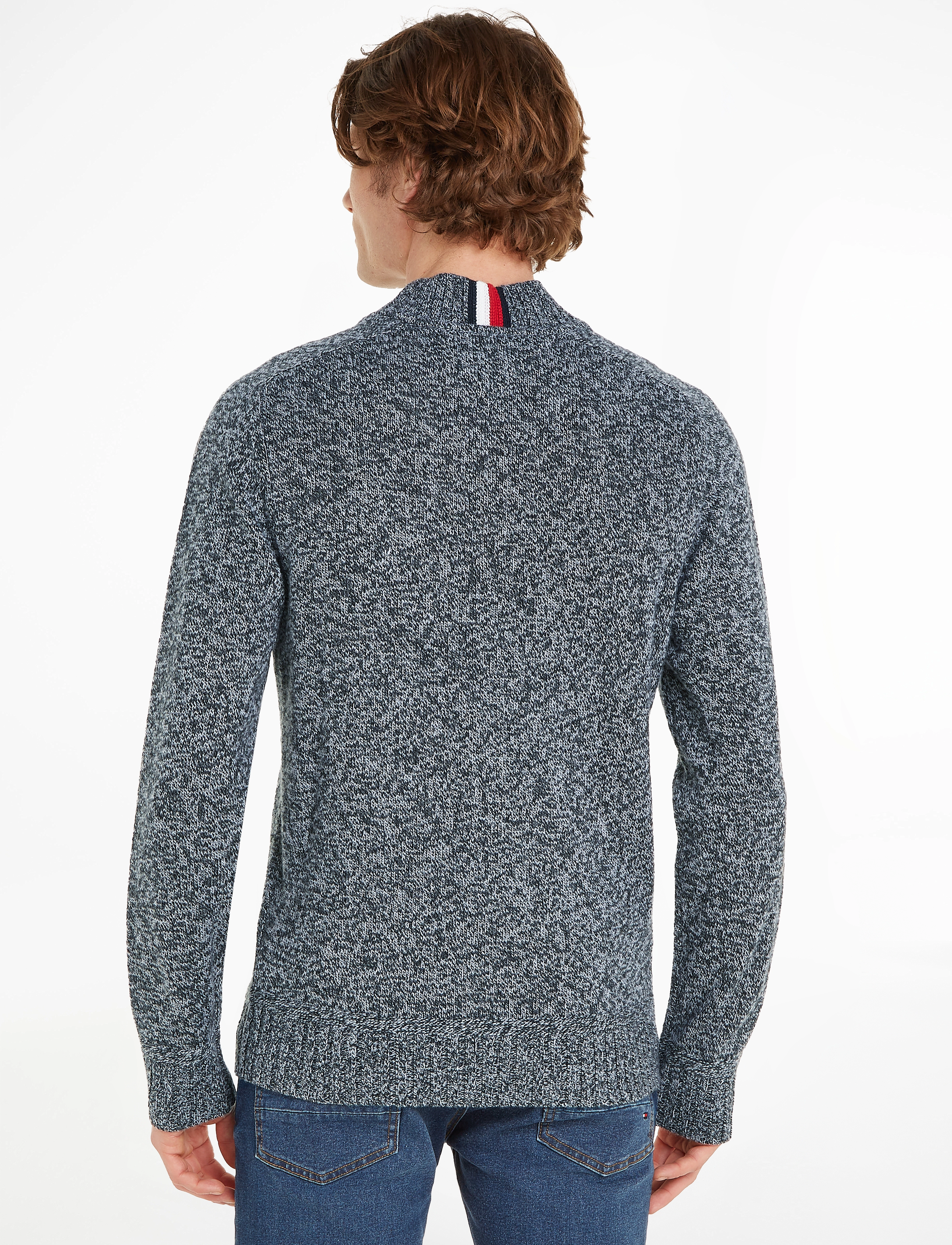 Tommy Hilfiger - MULTI HTR MERINO MOCK NK - grey mouline labdip g - 2