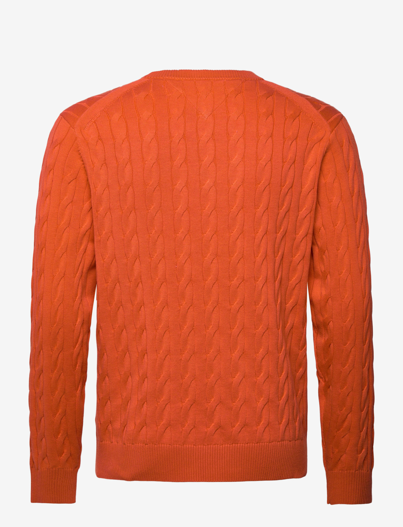 Tommy Hilfiger - CLASSIC COTTON CABLE CREW NECK - rundhalsad - brilliant orange - 2