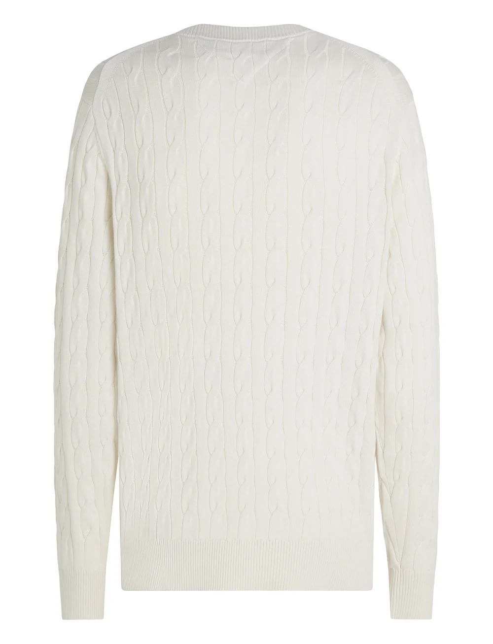 Tommy Hilfiger - CLASSIC COTTON CABLE CREW NECK - rundhals - ivory - 5