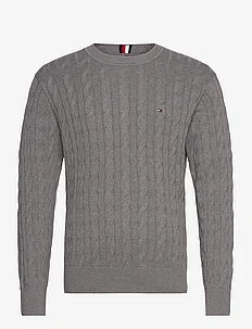 CLASSIC COTTON CABLE CREW NECK, Tommy Hilfiger