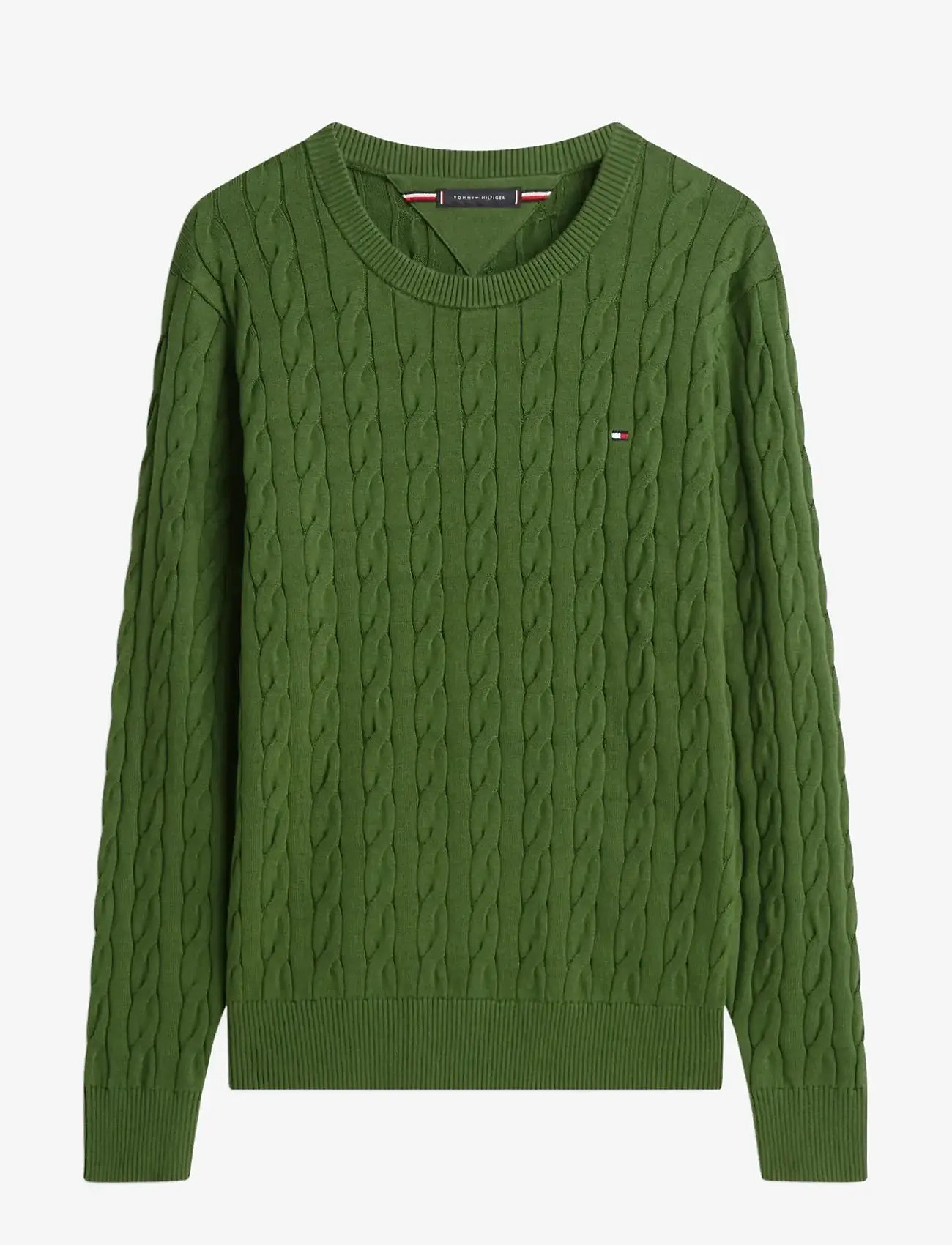 Tommy Hilfiger - CLASSIC COTTON CABLE CREW NECK - Ümmarguse kaelusega kudumid - mountain pine - 1