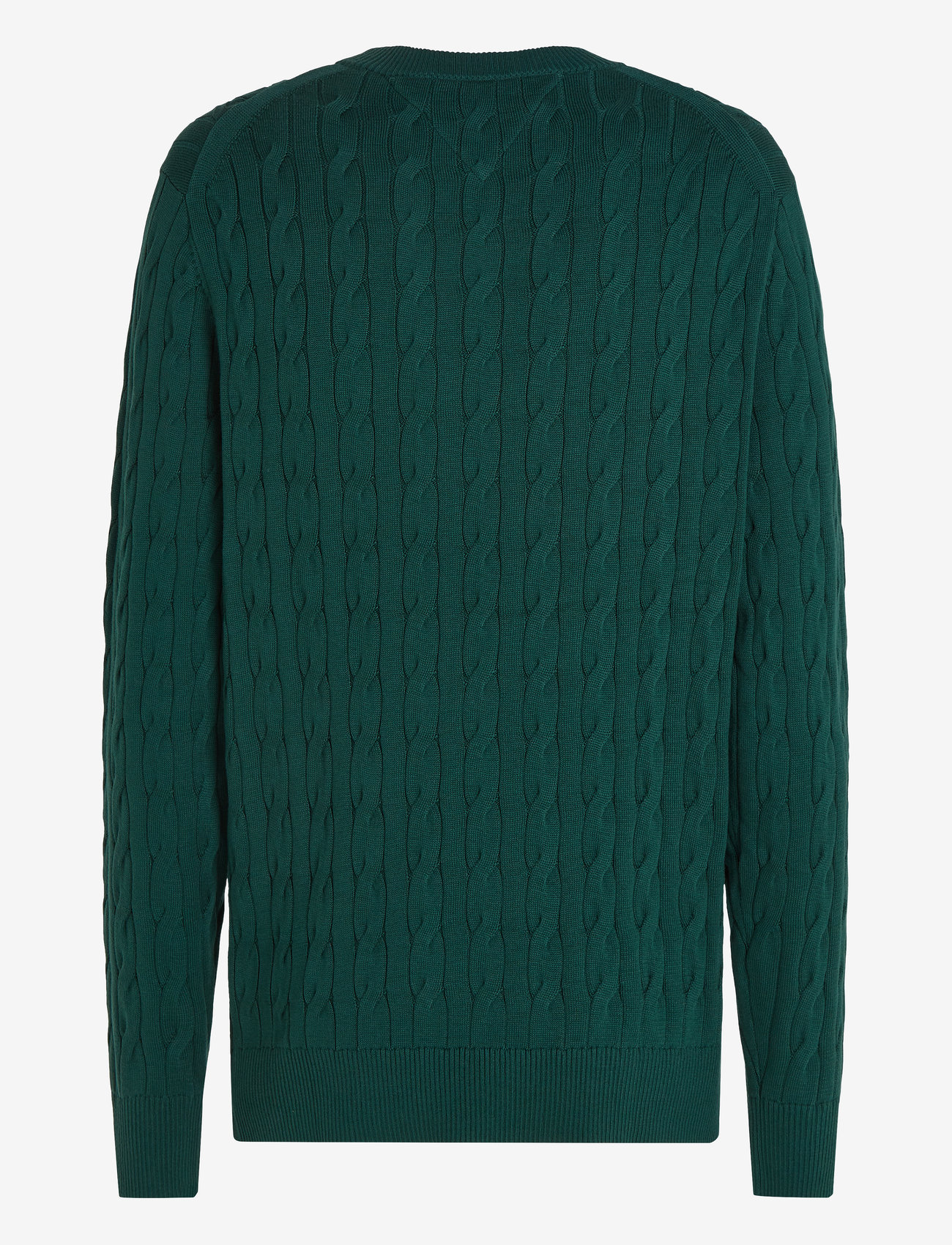Tommy Hilfiger - CLASSIC COTTON CABLE CREW NECK - rundhals - ornamental green - 5