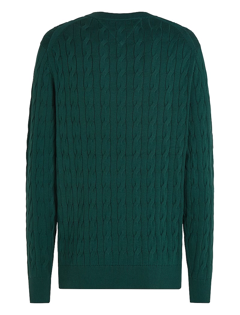 Tommy Hilfiger - CLASSIC COTTON CABLE CREW NECK - rundhalsad - ornamental green - 5