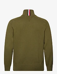 Tommy Hilfiger - MONOTYPE CHUNKY COTTON ZIP THRU - full zip jumpers - putting green - 1