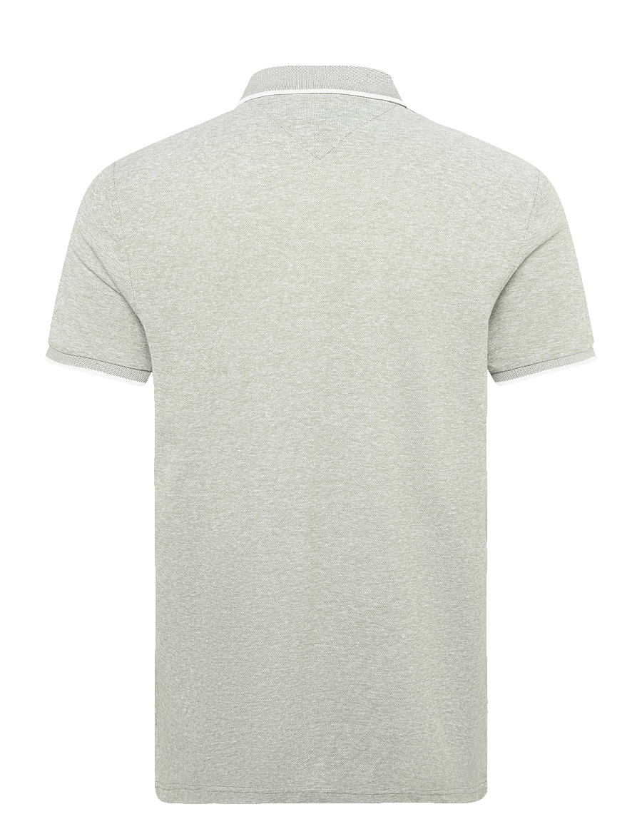 Tommy Hilfiger - COTTON LINEN PIQUE REG POLO - kortärmade pikéer - dark artichoke - 2