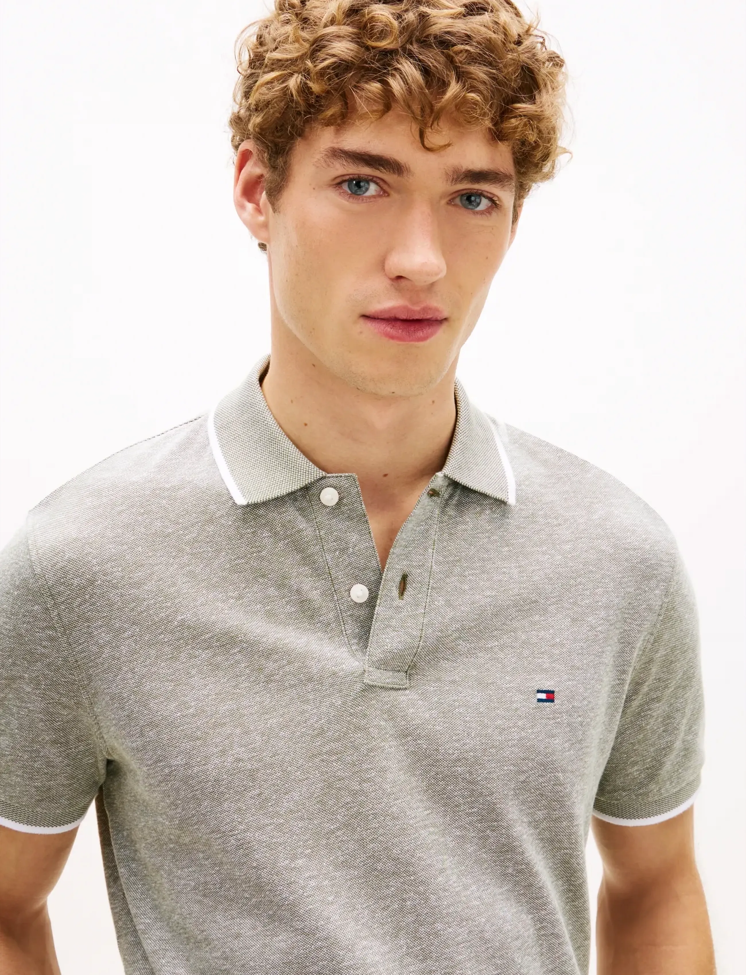 Cotton Linen Pique Reg Polo 4