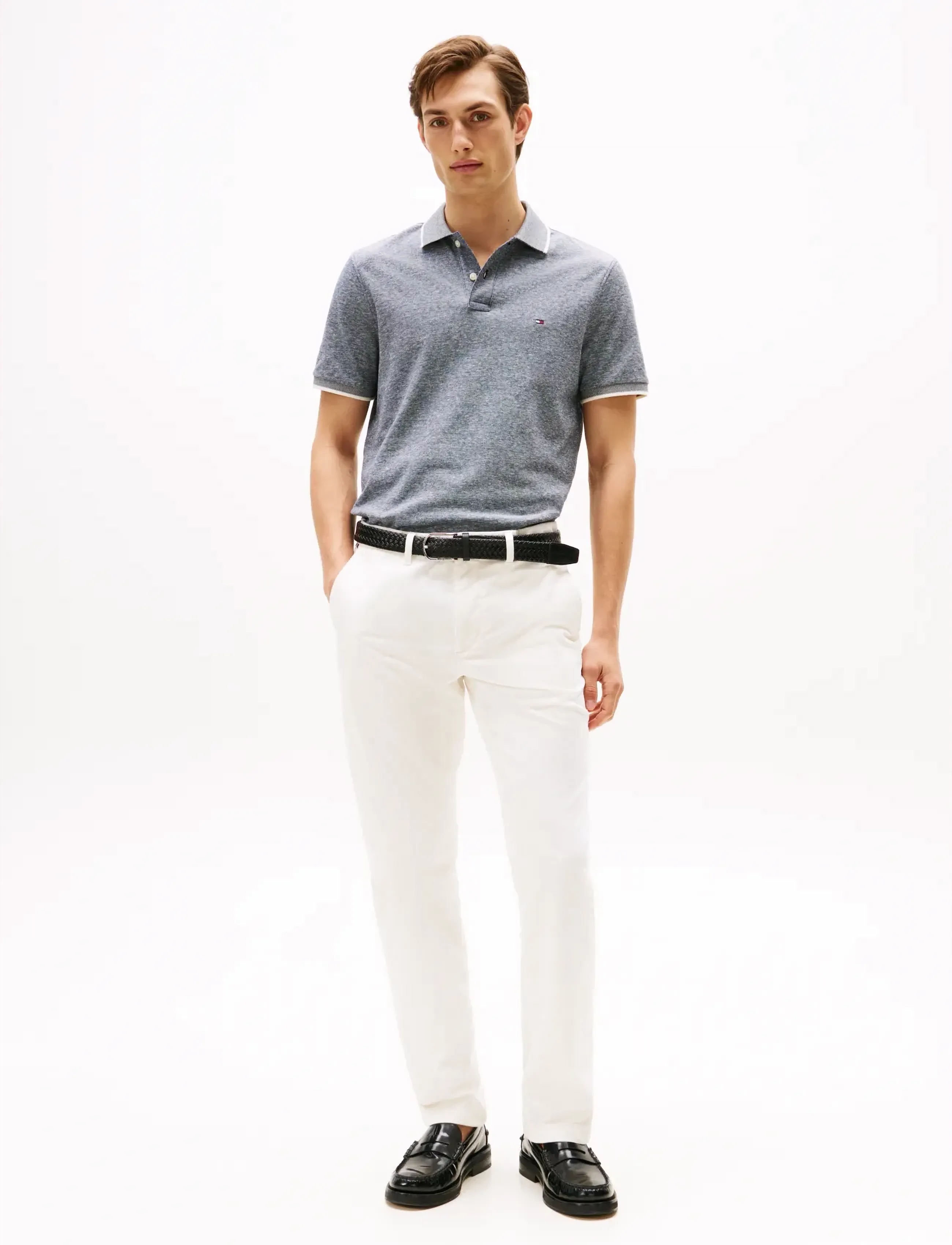 Cotton Linen Pique Reg Polo 3