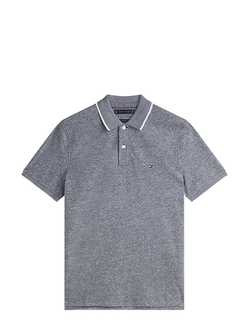 Tommy Hilfiger - COTTON LINEN PIQUE REG POLO - kurzärmelig - desert sky - 2