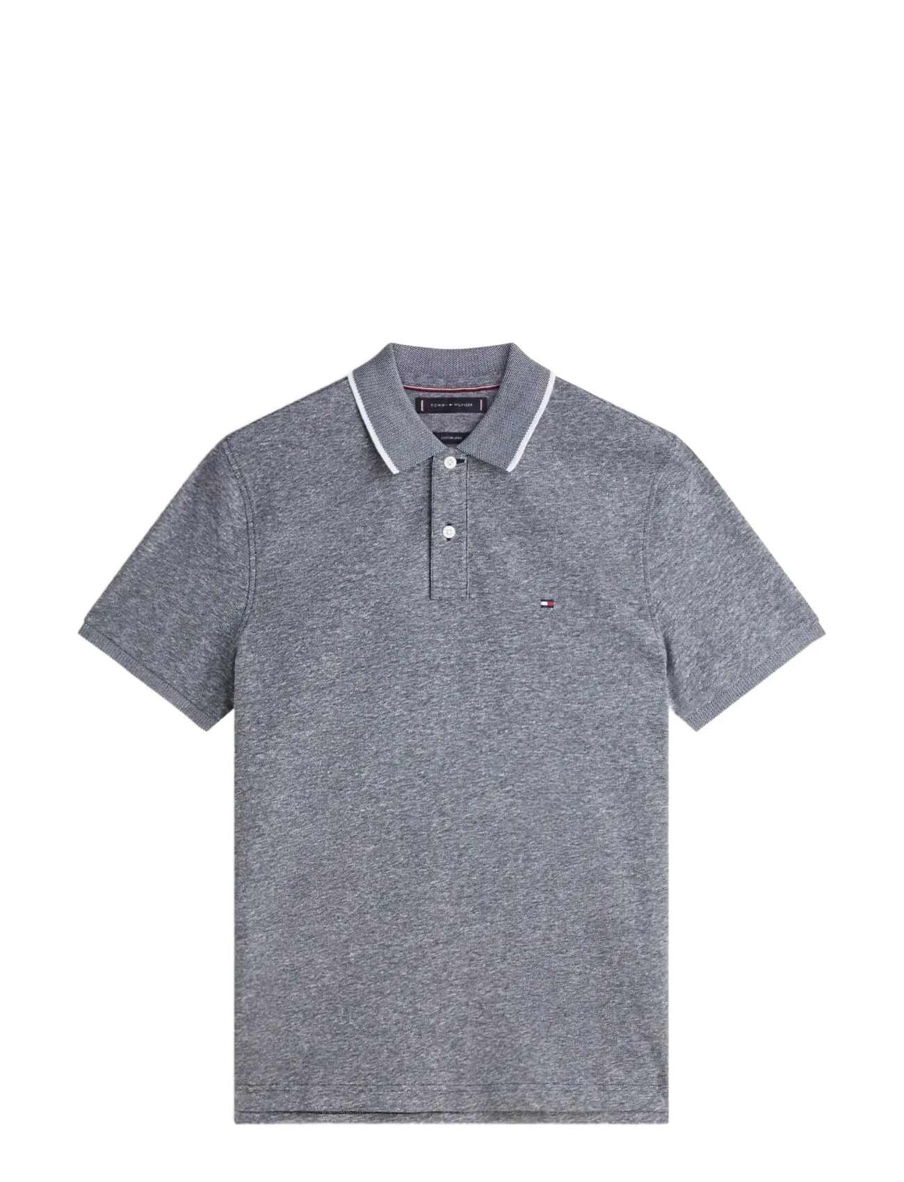 Tommy Hilfiger - COTTON LINEN PIQUE REG POLO - polos à manches courtes - desert sky - 2