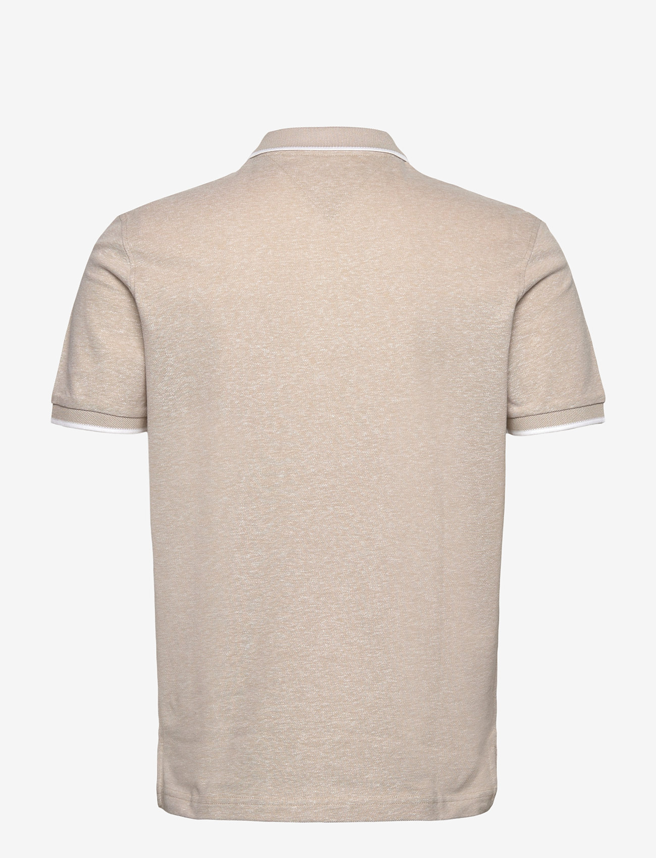 Tommy Hilfiger - COTTON LINEN PIQUE REG POLO - kortärmade pikéer - sandalwood - 2
