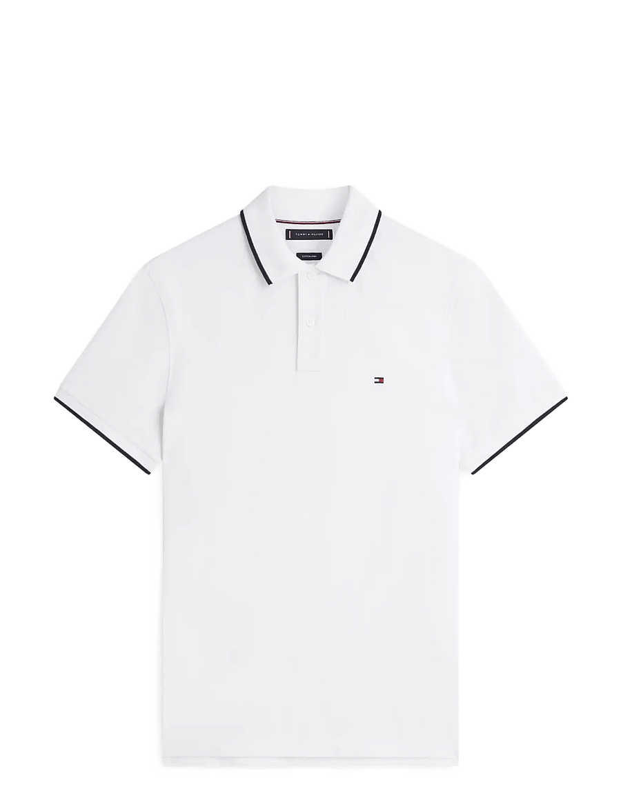 Tommy Hilfiger - IC LINEN PIQUE REG POLO - kurzärmelig - white - 1