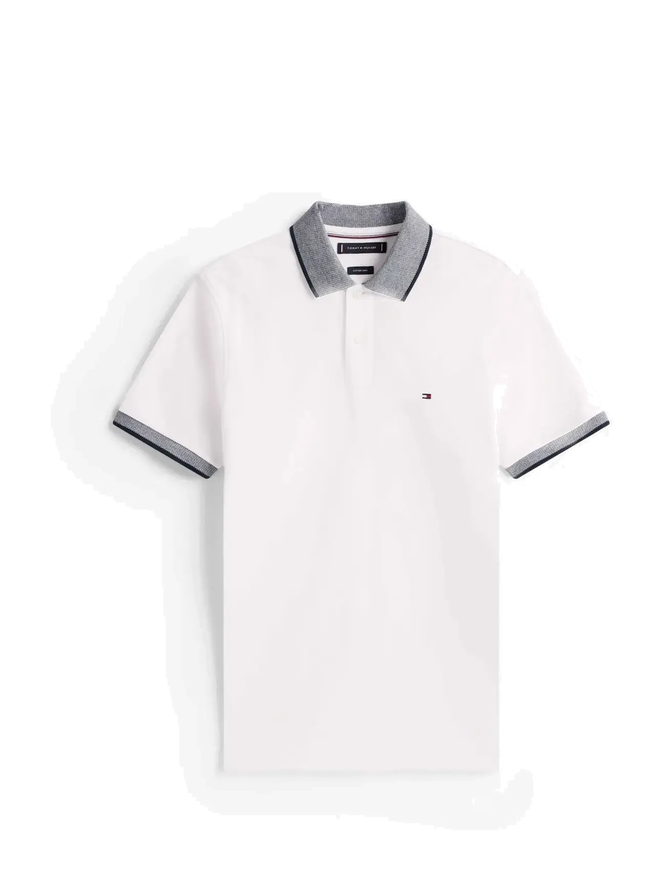 Tommy Hilfiger COTTON LINEN PIQUE REG POLO - Poloer - WHITE / white