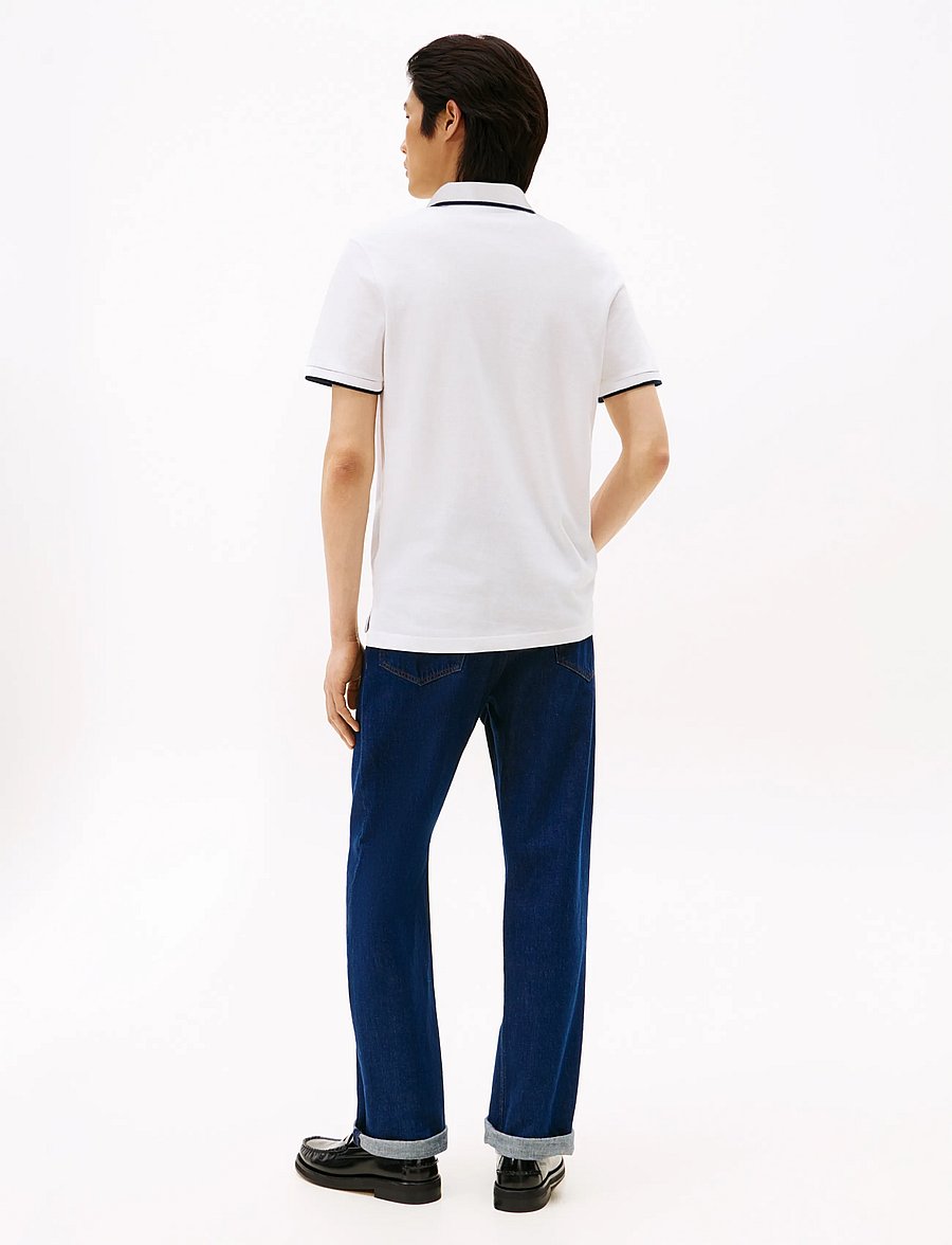 Tommy Hilfiger - IC LINEN PIQUE REG POLO - kurzärmelig - white - 2