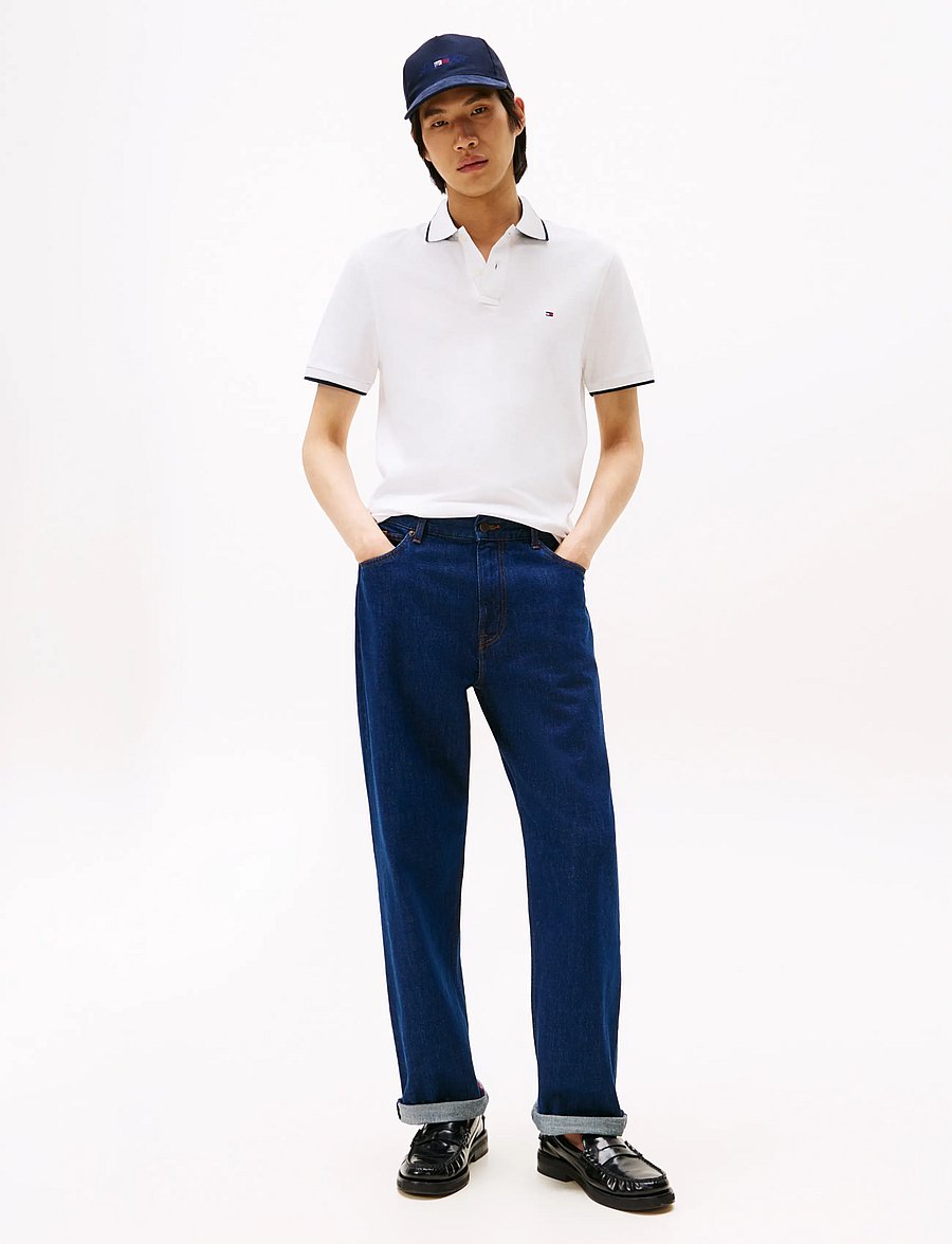 Tommy Hilfiger - IC LINEN PIQUE REG POLO - kurzärmelig - white - 3