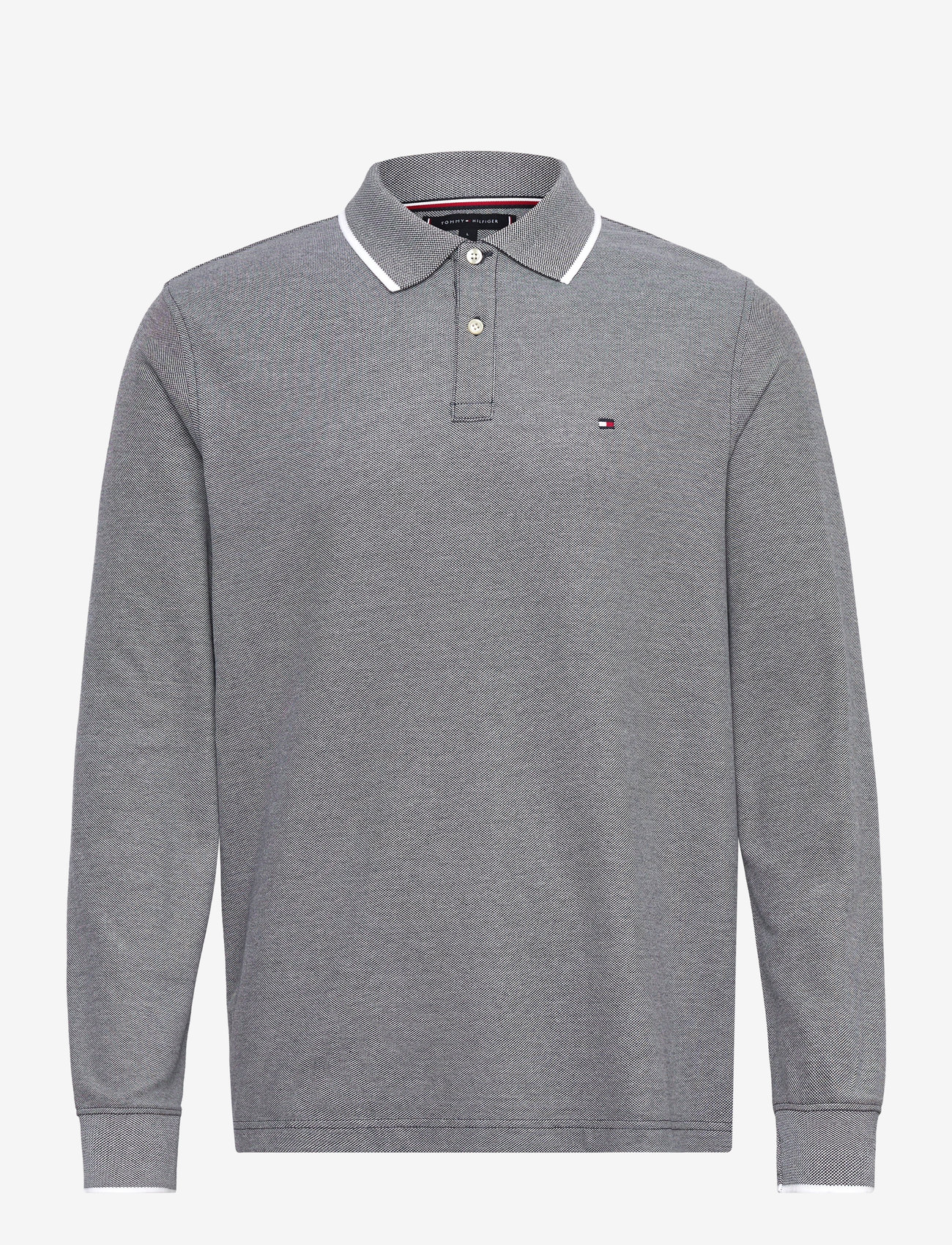 Tommy Hilfiger - L/S OXFORD TIPPED REG POLO - desert sky - 1