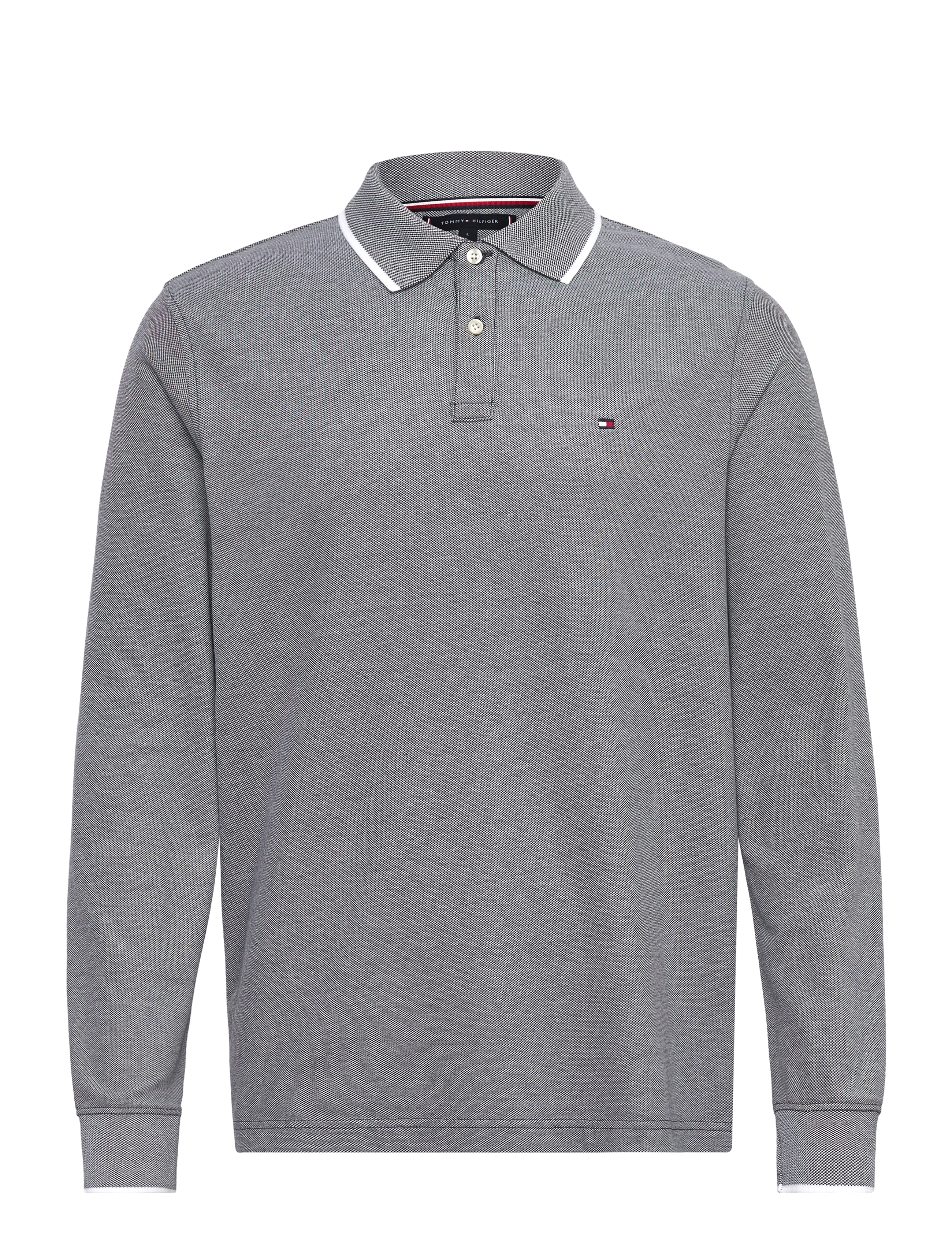 Tommy Hilfiger - L/S OXFORD TIPPED REG POLO - desert sky - 1