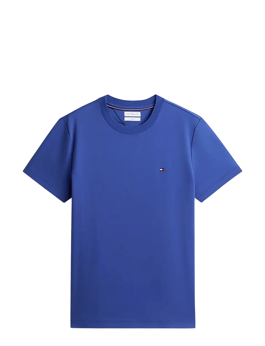 Tommy Hilfiger - LUXURY INTERLOCK TEE - lühikeste varrukatega t-särgid - pigment blue - 1