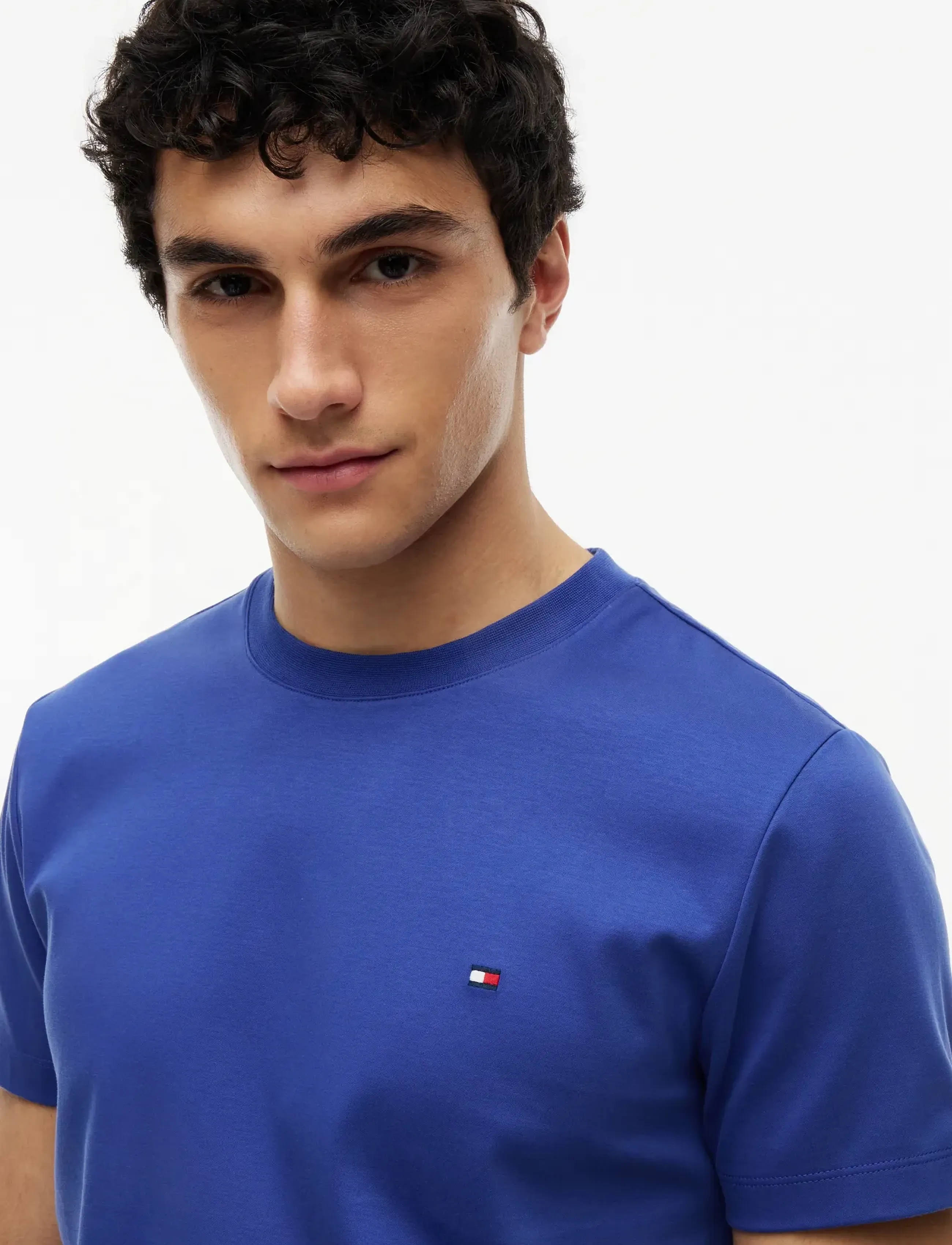 Tommy Hilfiger - LUXURY INTERLOCK TEE - lühikeste varrukatega t-särgid - pigment blue - 3