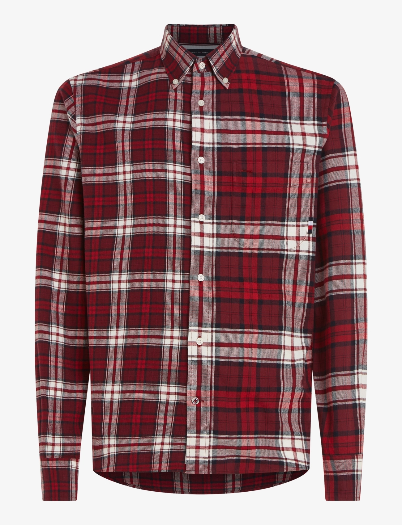 Tommy Hilfiger - TOMMY TARTAN BLOCKING SHIRT - rouge / multi - 0
