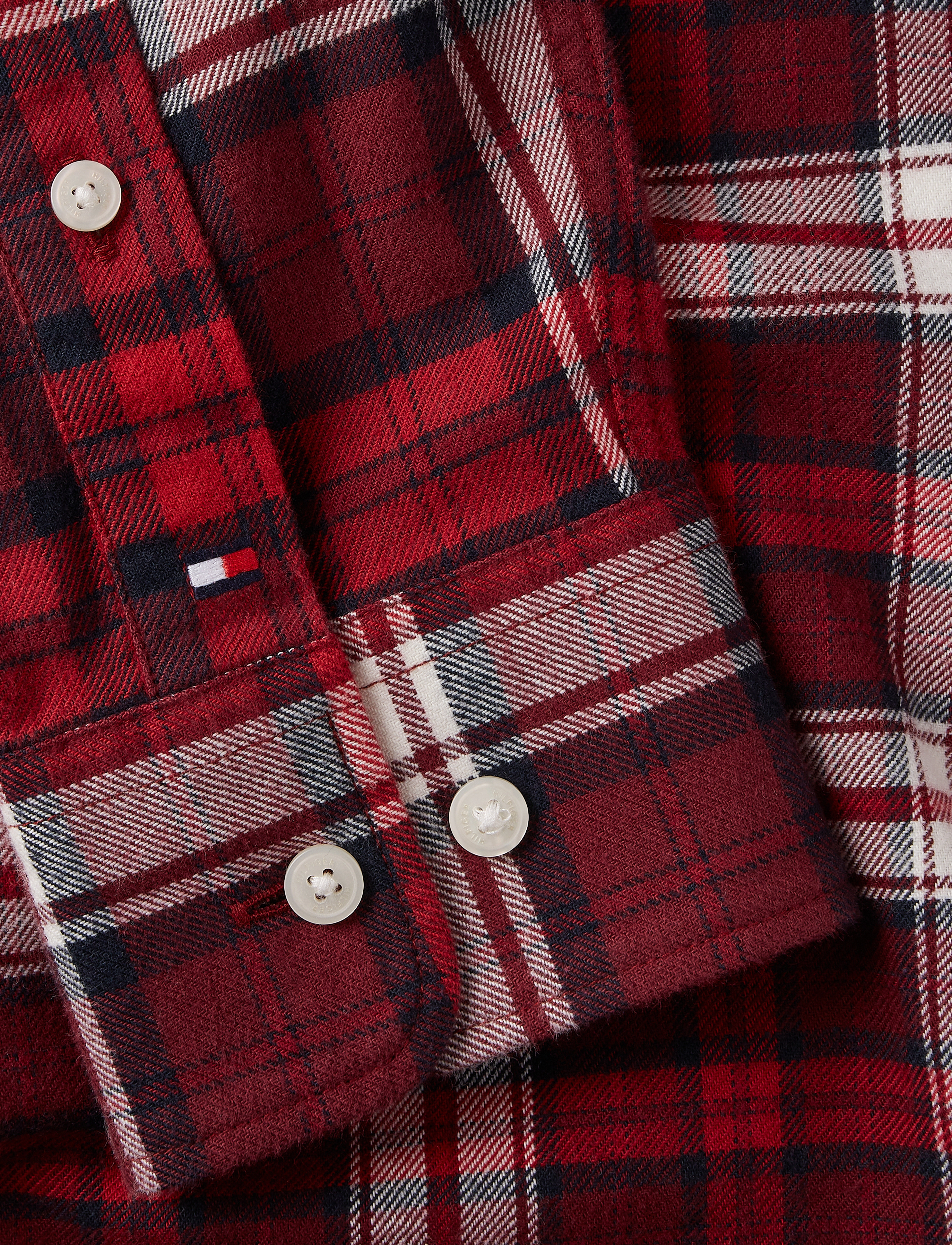 Tommy Hilfiger - TOMMY TARTAN BLOCKING SHIRT - rouge / multi - 5