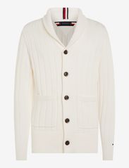 Tommy Hilfiger - CLASSIC SHAWL CARDIGAN - koftor - ancient white - 0