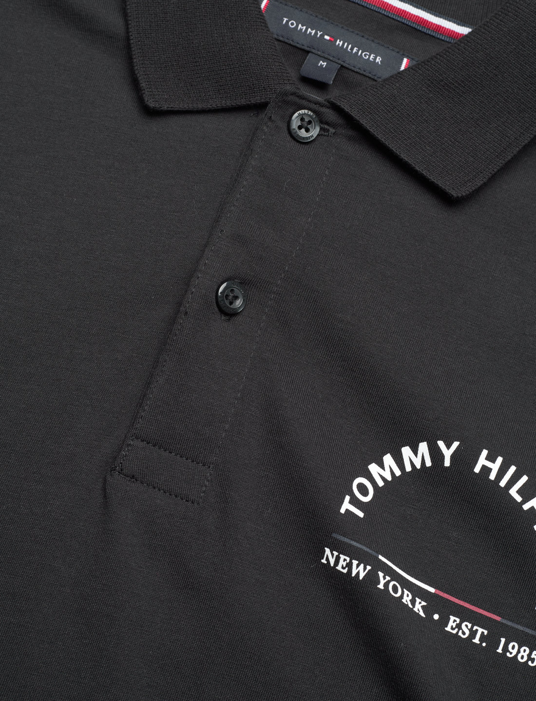 Black top tommy polo
