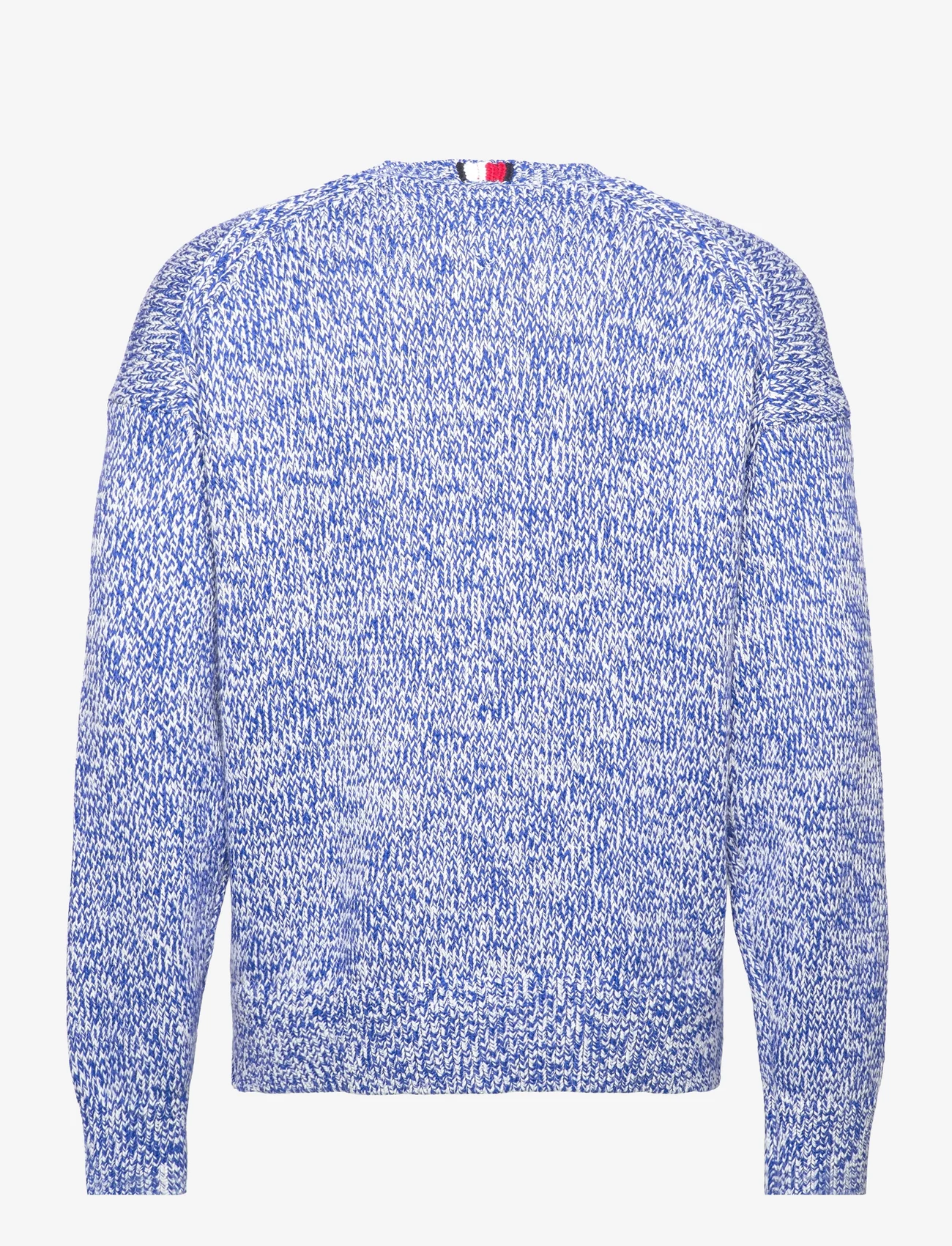 Tommy Hilfiger - SLUB MOULINE C NK - knitted round necks - ultra blue multi - 1