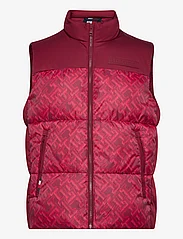 Tommy Hilfiger - NEW YORK MONOGRAM PRT GILET - jakker og frakker - monogram allover red - 0