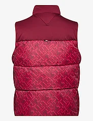 Tommy Hilfiger - NEW YORK MONOGRAM PRT GILET - vests - monogram allover red - 1