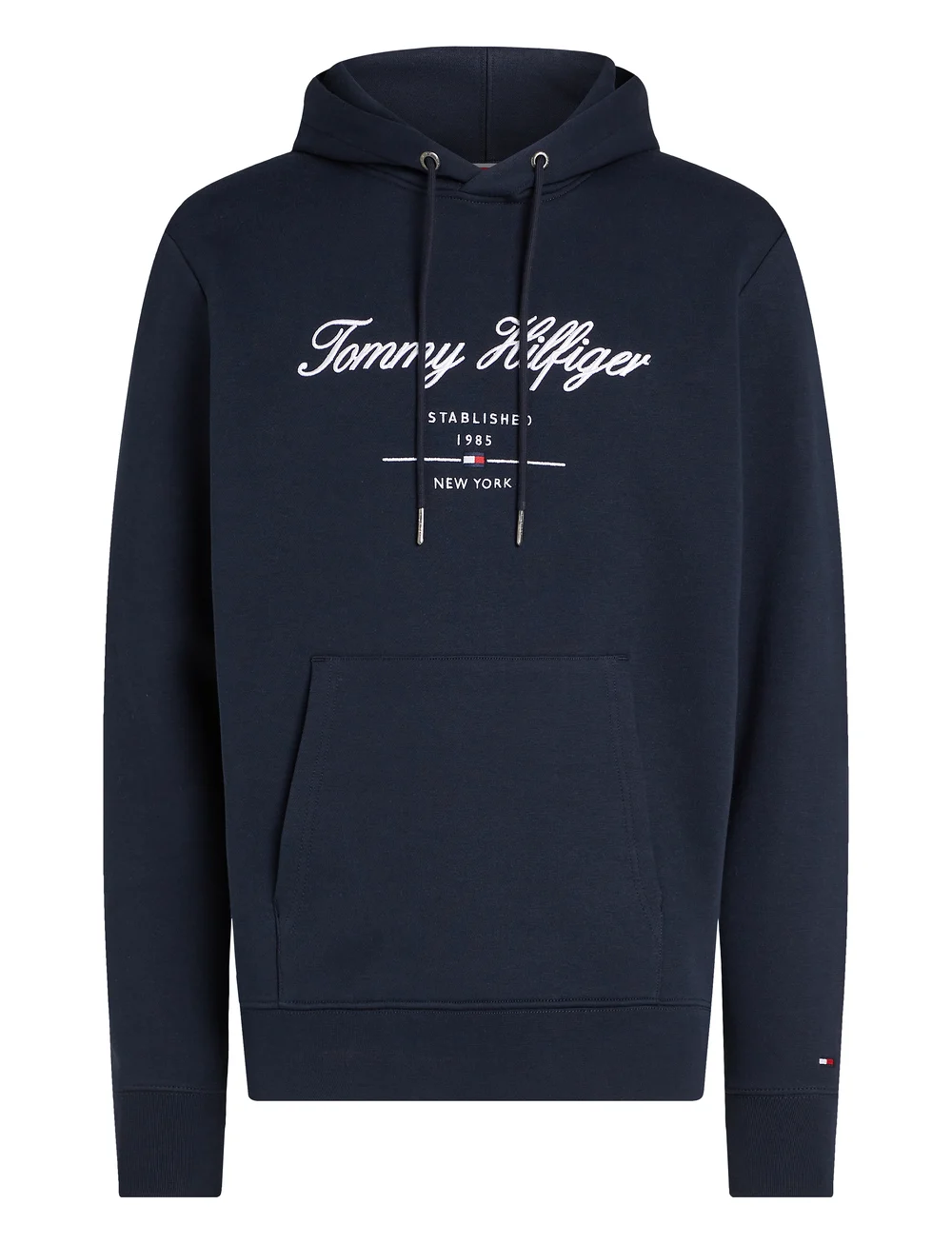 Tommy Hilfiger - SCRIPT LOGO HOODY - hættetrøjer - desert sky - 1