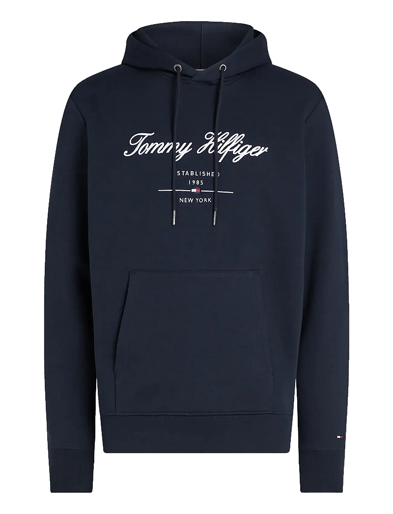 Tommy Hilfiger - SCRIPT LOGO HOODY - kapuzenpullover - desert sky - 1
