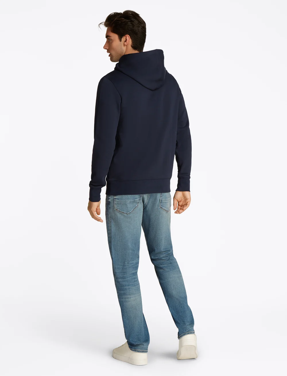 Tommy Hilfiger - SCRIPT LOGO HOODY - hættetrøjer - desert sky - 2