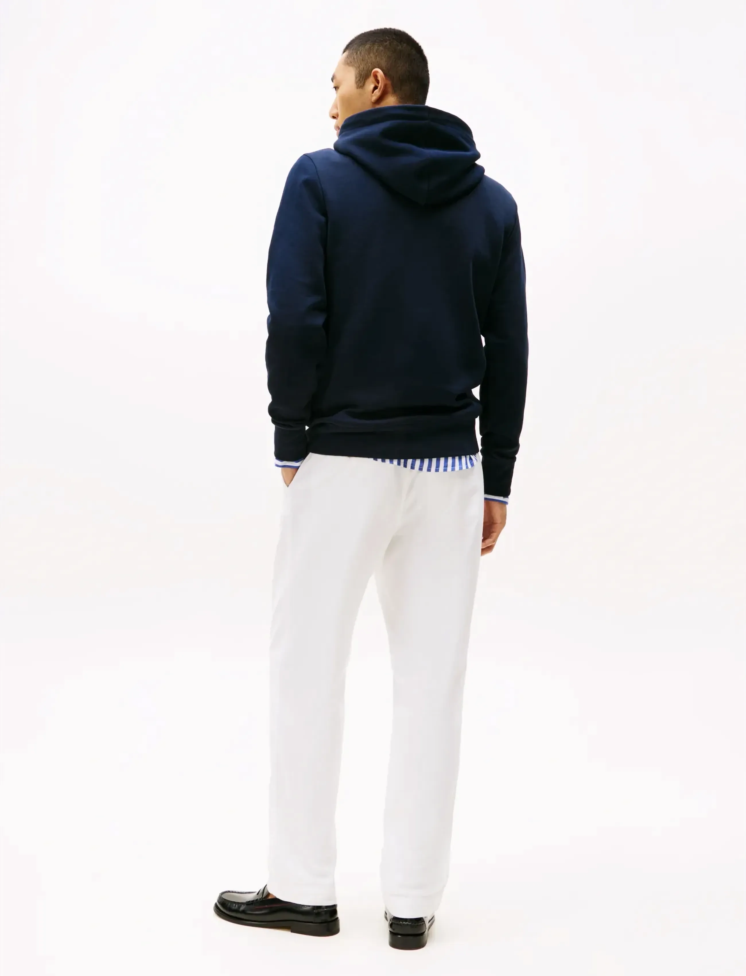 Tommy Hilfiger - SCRIPT LOGO HOODY - hoodies - desert sky - 4