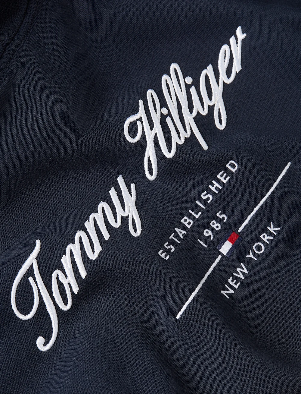 Tommy Hilfiger - SCRIPT LOGO HOODY - hættetrøjer - desert sky - 4