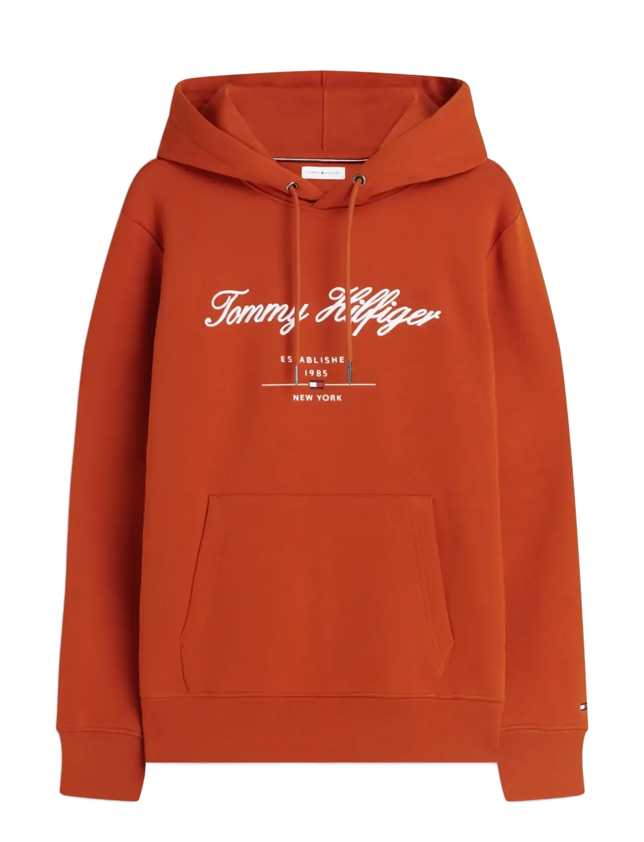 Tommy Hilfiger SCRIPT LOGO HOODY - Dressipluusid - RUSTY OCHRE / orange