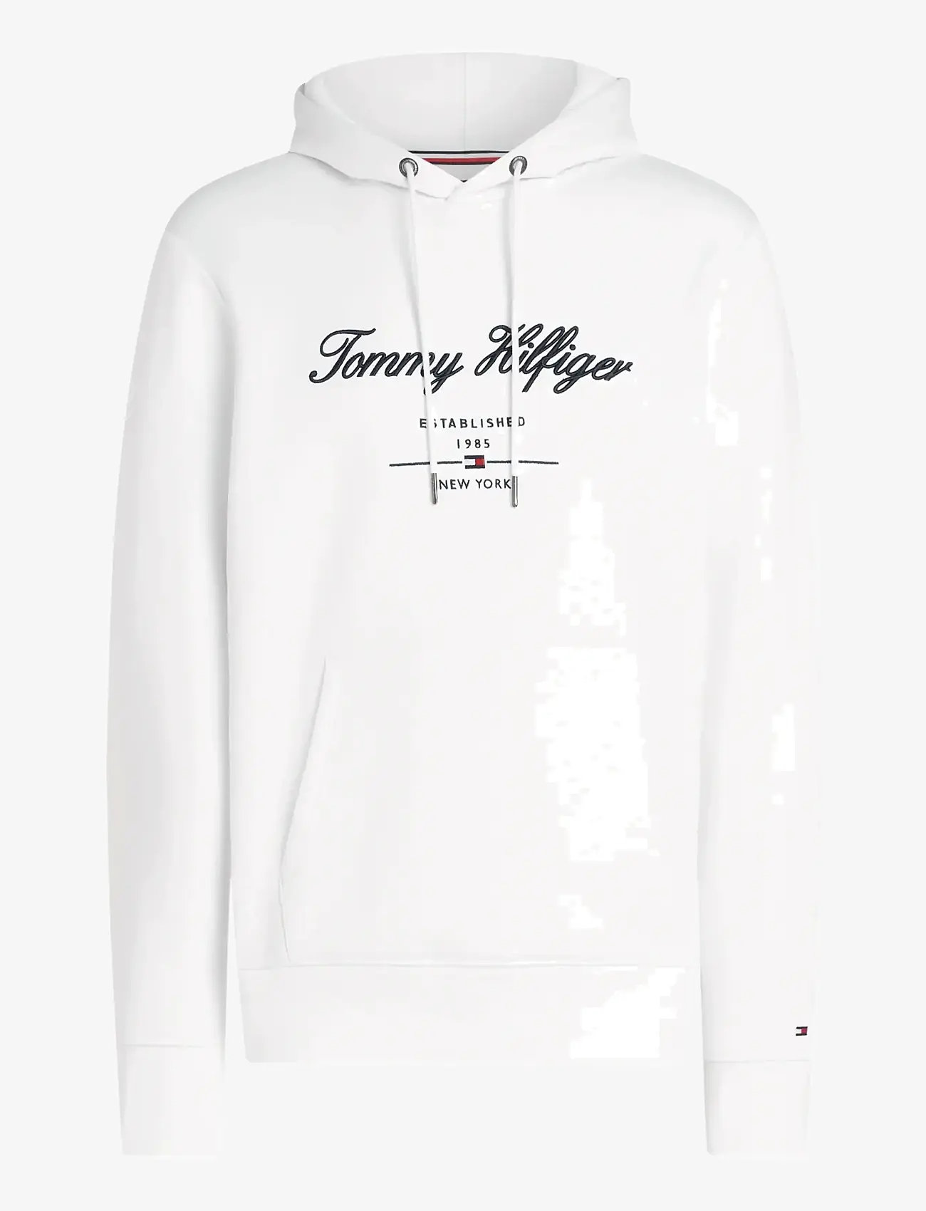 Tommy Hilfiger - SCRIPT LOGO HOODY - hættetrøjer - white - 1