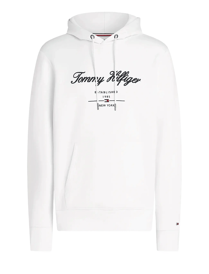 Tommy Hilfiger - SCRIPT LOGO HOODY - kapuzenpullover - white - 1