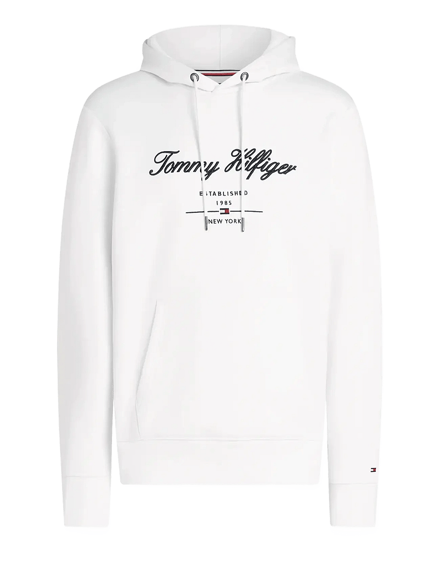 Tommy Hilfiger - SCRIPT LOGO HOODY - kapuzenpullover - white - 1