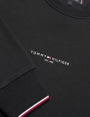 Tommy Hilfiger - TOMMY LOGO TIPPED CREWNECK - sporta džemperi - black - 2