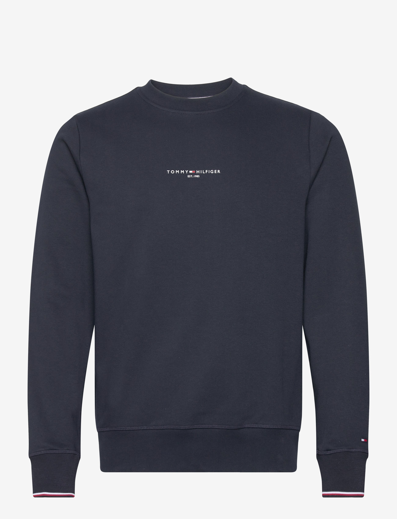 Tommy Hilfiger - TOMMY LOGO TIPPED CREWNECK - shoppa efter tillfälle - desert sky - 1