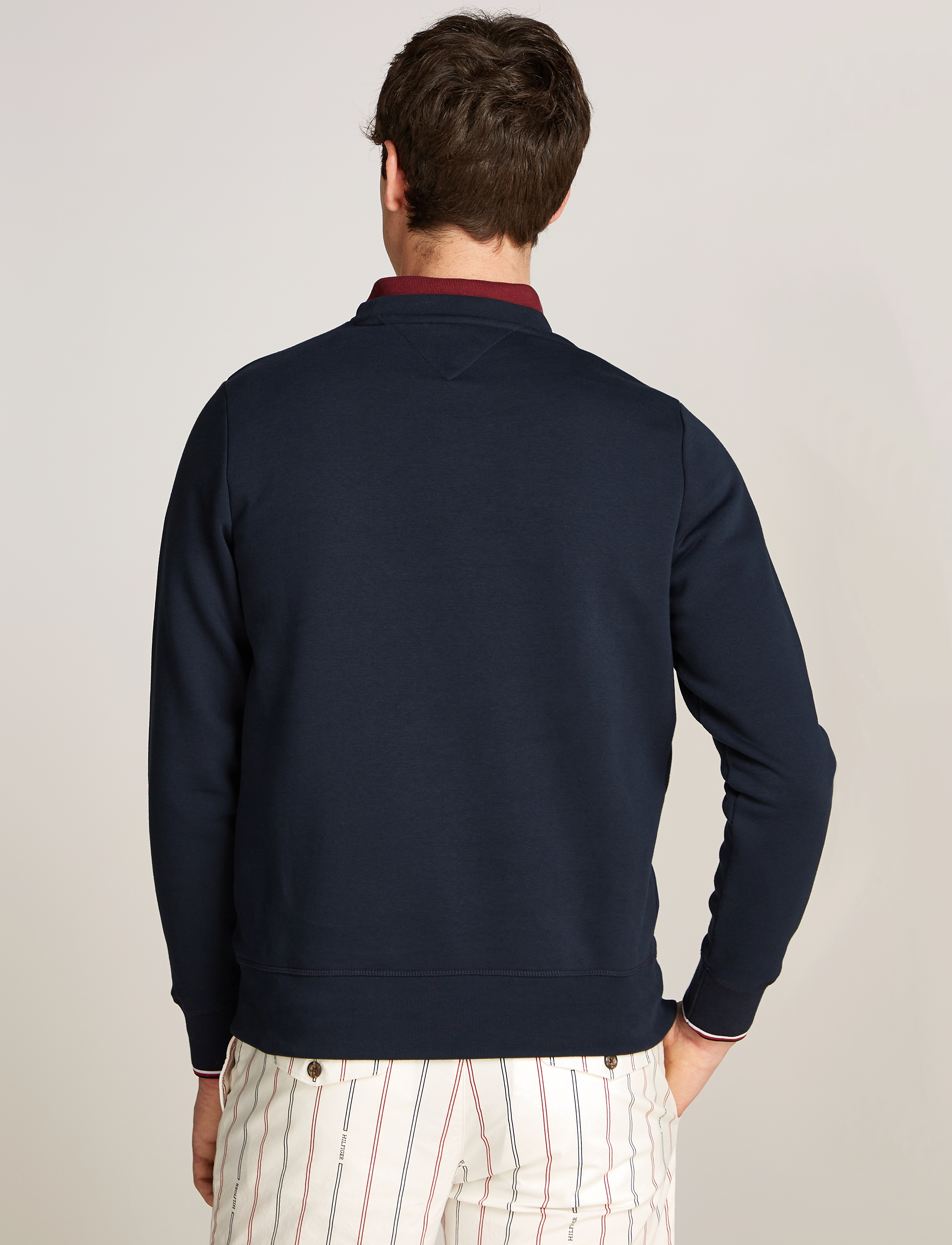 Tommy Hilfiger - TOMMY LOGO TIPPED CREWNECK - shop etter anledning - desert sky - 3