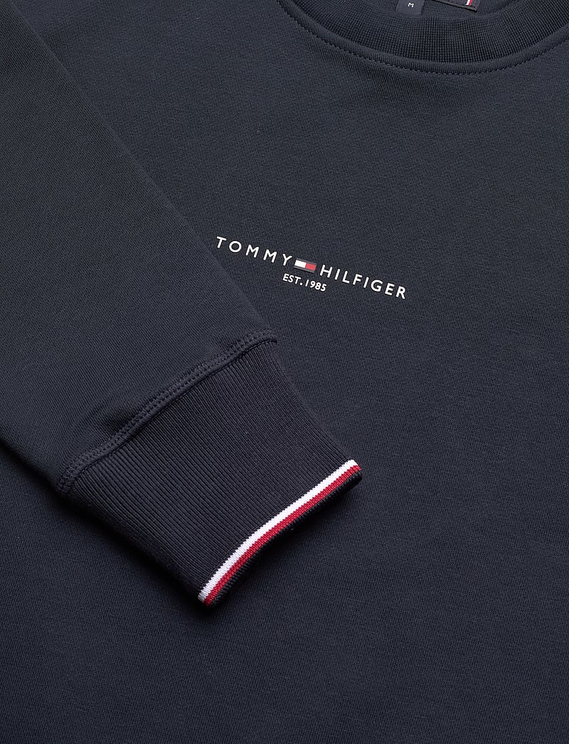 Tommy Hilfiger - TOMMY LOGO TIPPED CREWNECK - shoppa efter tillfälle - desert sky - 5