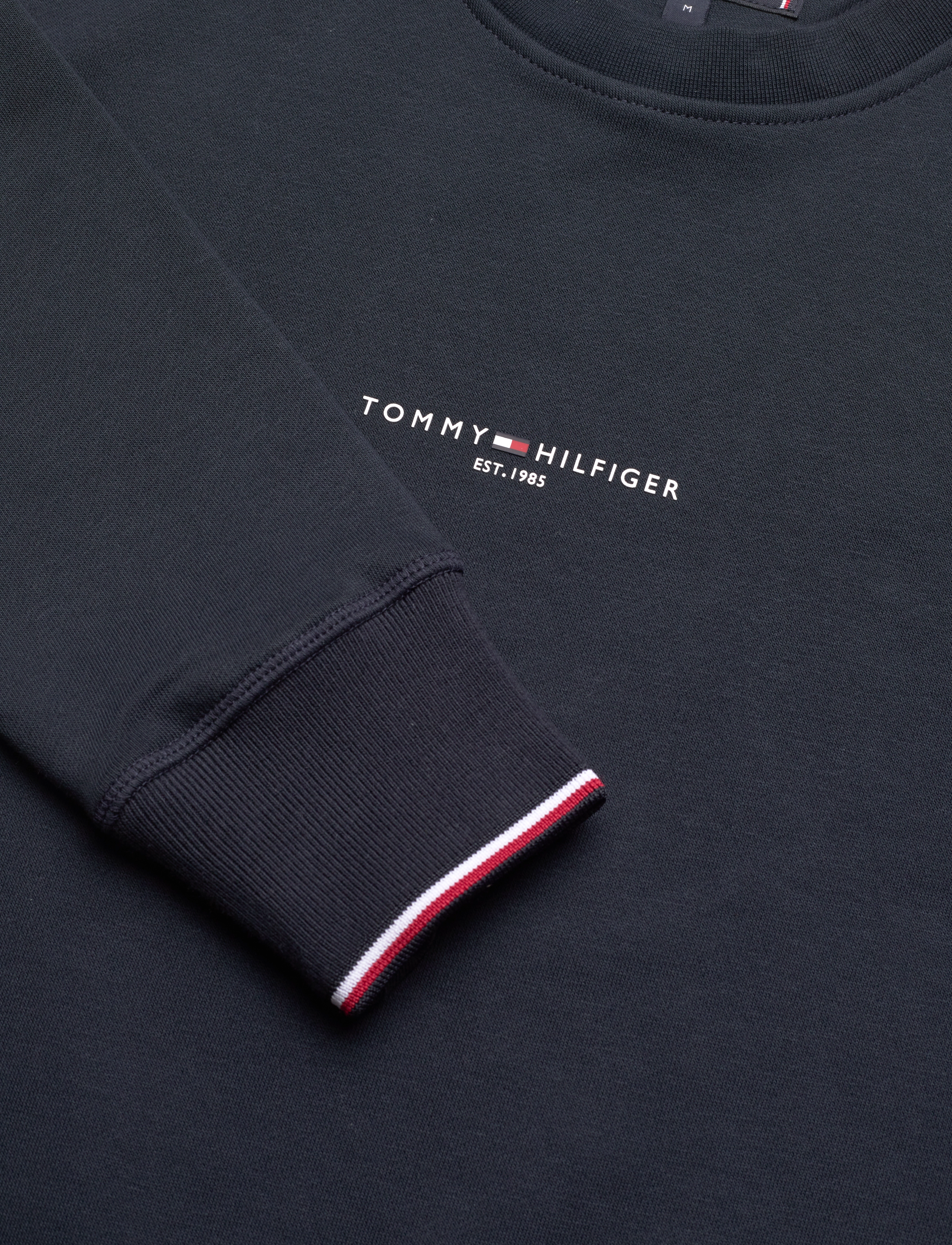 Tommy Hilfiger - TOMMY LOGO TIPPED CREWNECK - shop etter anledning - desert sky - 5