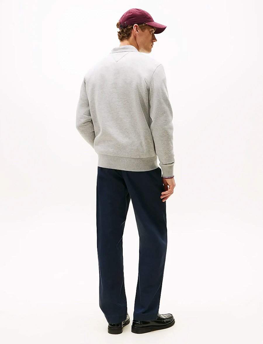 Tommy Hilfiger - TOMMY LOGO TIPPED CREWNECK - sweats - light grey heather - 4