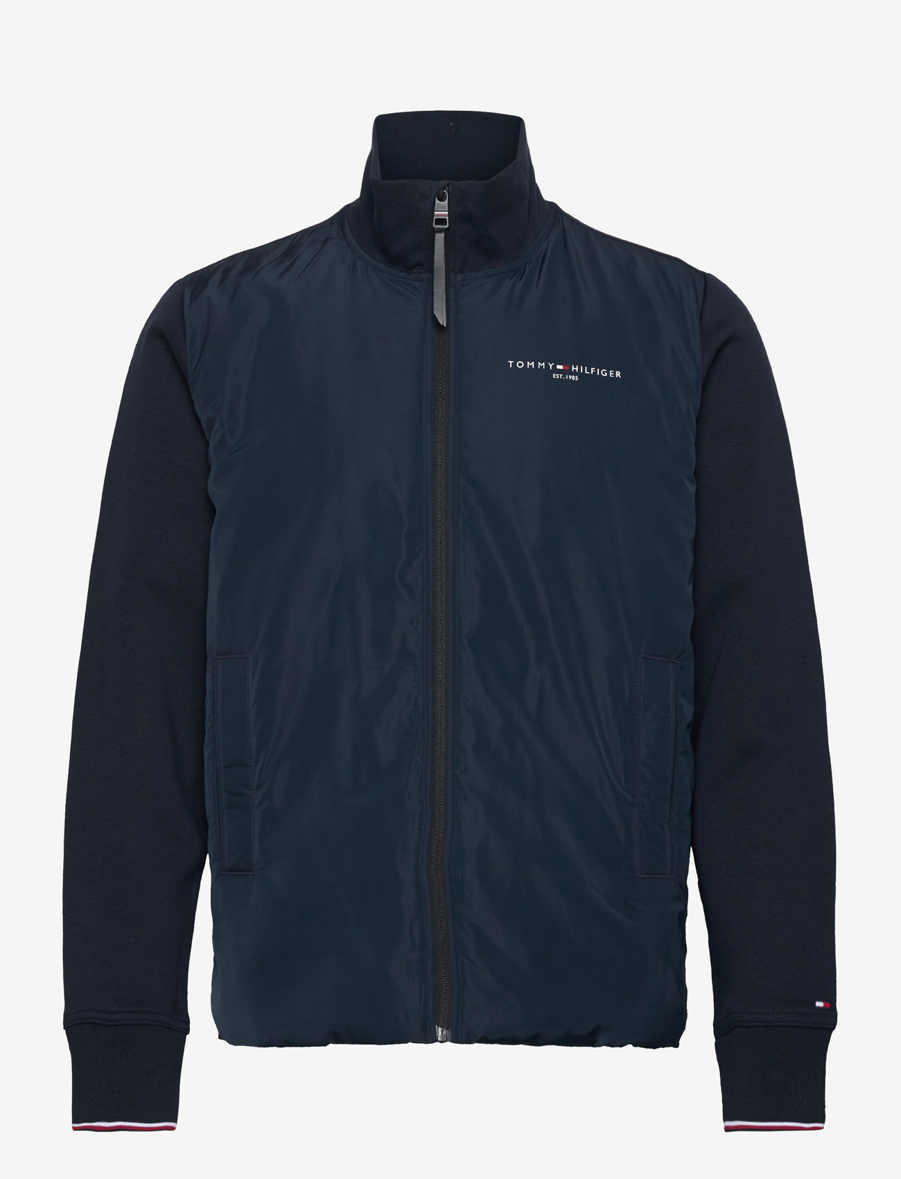 Tommy Hilfiger Tommy Logo Mix Media Stand Zip (TOHMW0MW33652)  Hybrid-Jacken - Main Image
